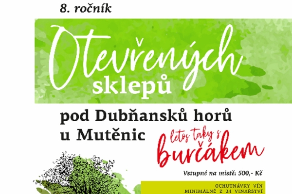 8. ročn&iacute;k otevřen&yacute;ch sklepů ,Pod Dubňansků horů"