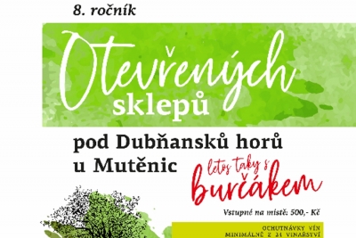 8. ročn&iacute;k otevřen&yacute;ch sklepů ,Pod Dubňansků horů"